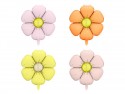 4 Ballons mylar Marguerites pour guirlande - mix