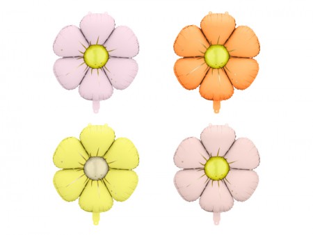 4 Ballons mylar Marguerites...