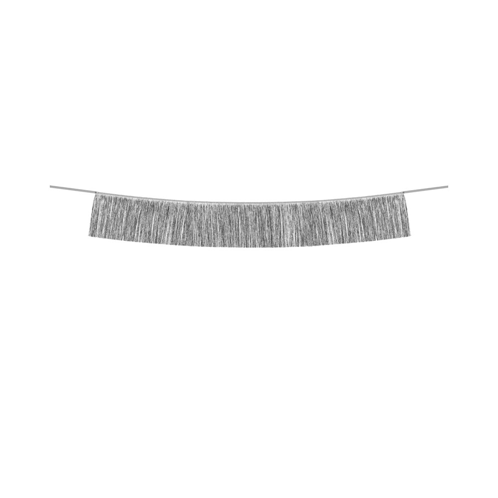 Guirlande de franges - argent