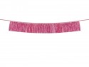 Guirlande de franges - rose