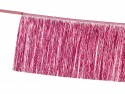 Guirlande de franges - rose