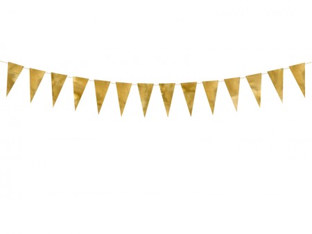 Guirlande de fanions - or