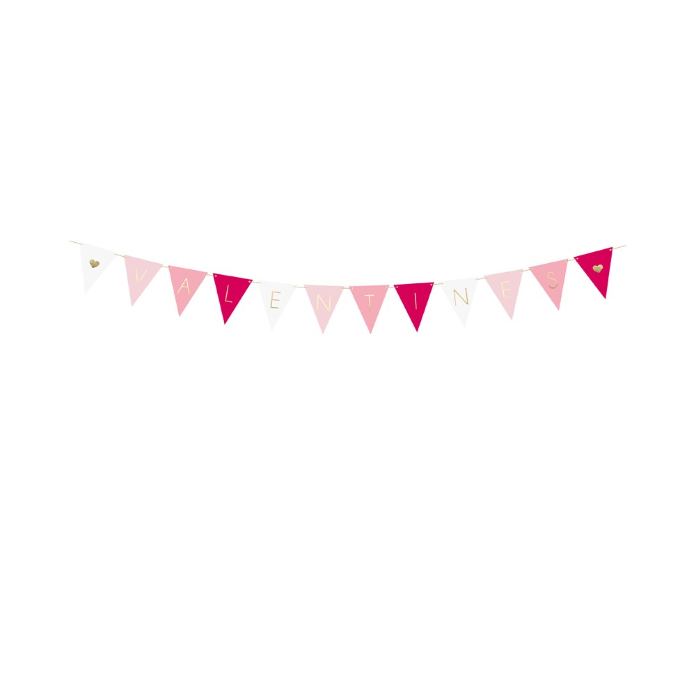 Guirlande Valentines - Drapeaux