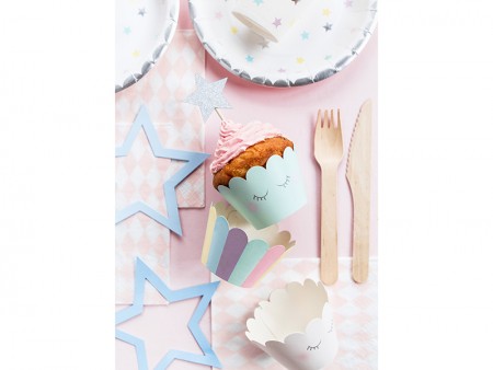6 Moules à muffins Licorne