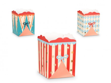 6 Boîtes à snacks Cirque