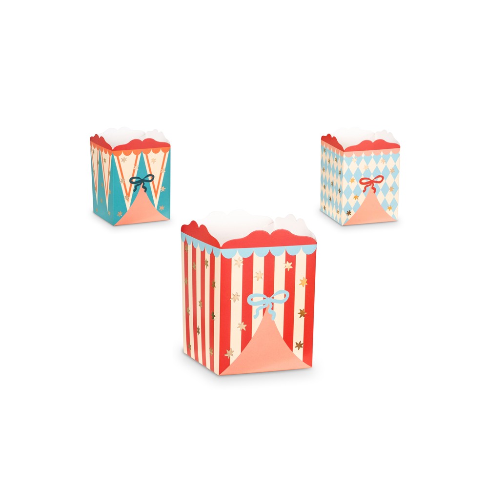 6 Boîtes à snacks Cirque
