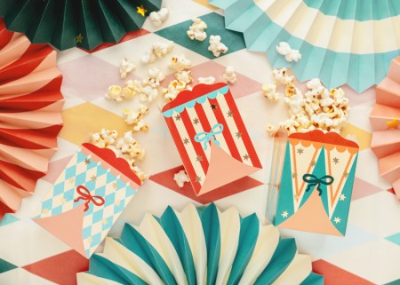 6 Boîtes à snacks Cirque