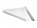Rouleau de feuille décorative métallique - argent