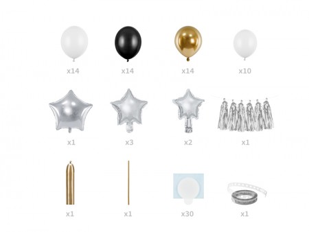 Guirlande de ballons - Etoiles