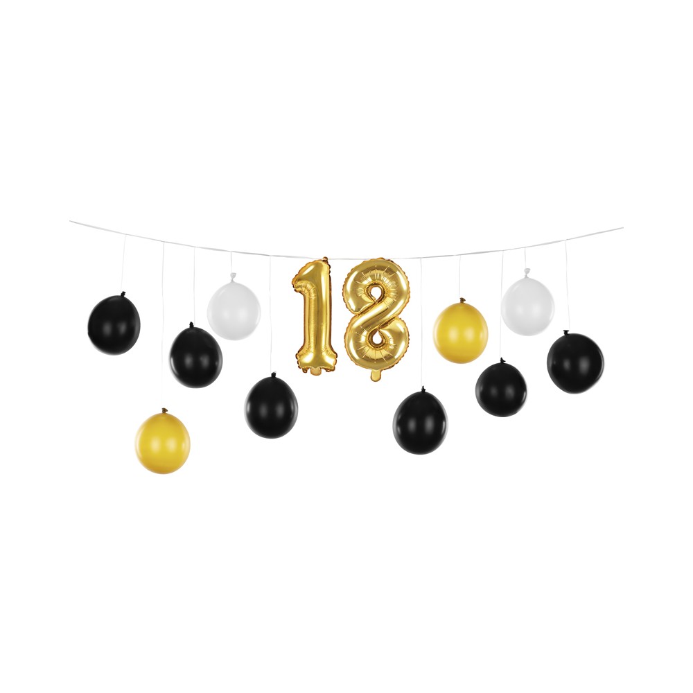 Guirlande de ballons 3en1 - 18e anniversaire