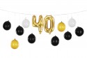 Guirlande de ballons 3en1 - 40e anniversaire