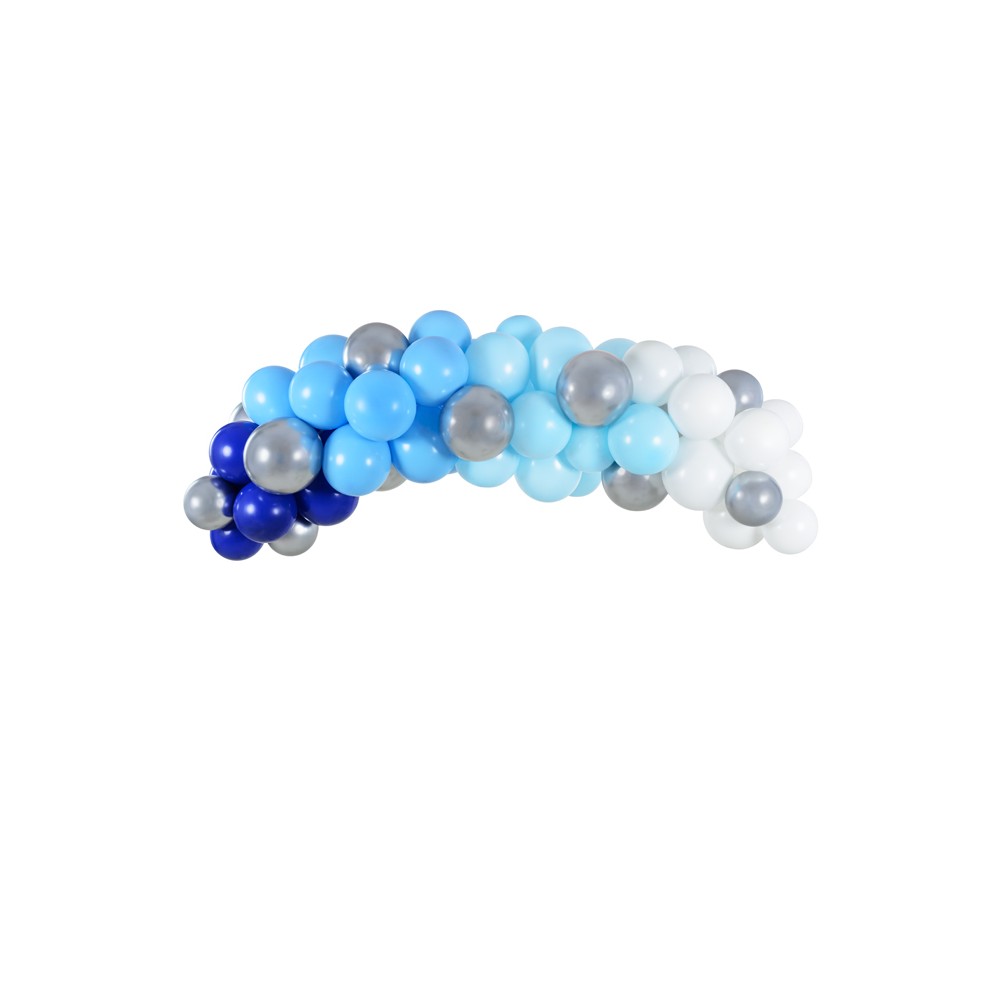 60 Guirlande de ballons - bleu
