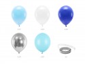 60 Guirlande de ballons - bleu