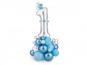 Bouquet de ballons - Chiffre ''1'' - bleu