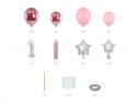 Bouquet de ballons - Chiffre ''1'' - rose