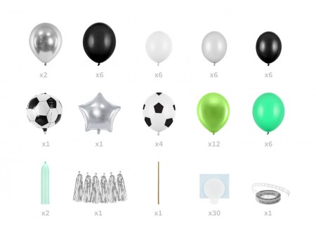 Guirlande de ballons Football