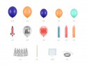 Guirlande de ballons - Fusée