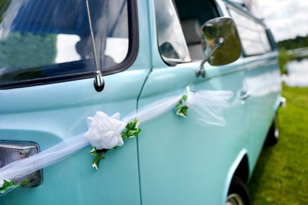 Guirlande de tulle - blanche