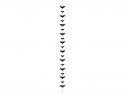 Guirlande Chauves -souris - noire
