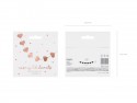 Guirlande coeurs - or rose