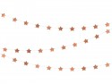 Guirlande Stars - or rose
