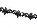 Guirlande en papier de soie Chauves -souris - noir - 4m