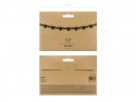 Guirlande en papier de soie Chauves -souris - noir - 4m