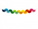 Guirlande en papier Eventails arc -en -ciel -