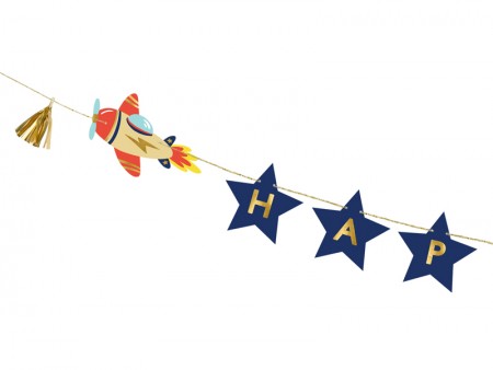 Guirlande Anniversaire Avions