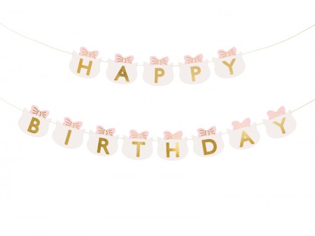 Guirlande Happy Birthday chat