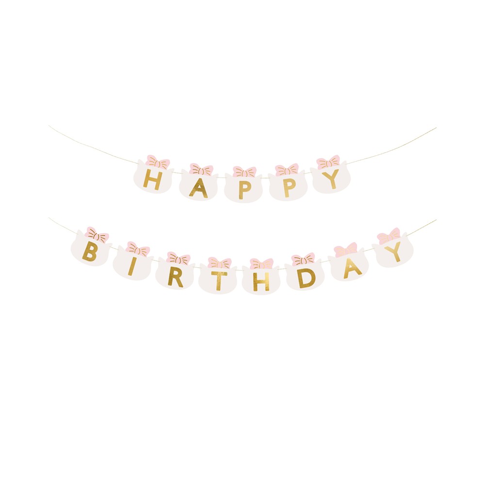 Guirlande Happy Birthday chat