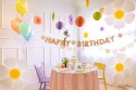 Guirlande "Happy Birthday" - marguerite