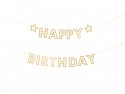 Guirlande "Happy Birthday" - nude
