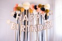Guirlande "Happy Birthday" - nude