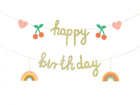 Guirlande "Happy Birthday"...