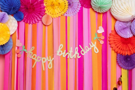 Guirlande "Happy Birthday"...