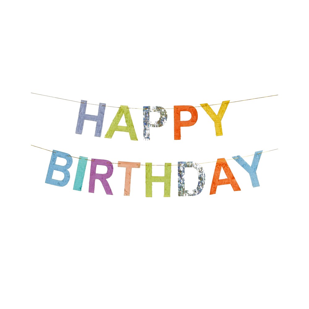Guirlande Happy Birthday - mix