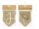 Guirlande en jute ''Just married''