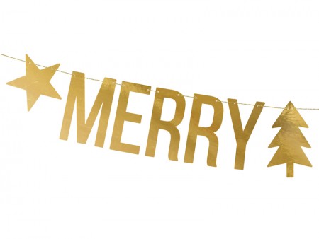 Guirlande Merry Christmas -...