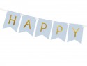 Guirlande ''Happy Birthday'' - bleue