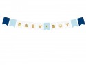 Guirlande de fanions "Baby boy" - 1,8 m