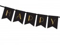 Guirlande Happy New Year - noir