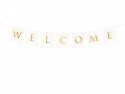 Guirlande Welcome - blanc