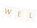Guirlande Welcome - blanc
