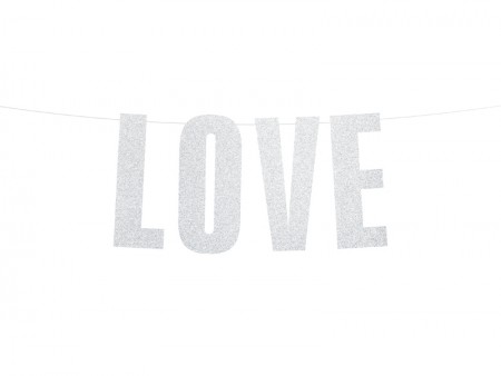 Guirlande d'amour - argent