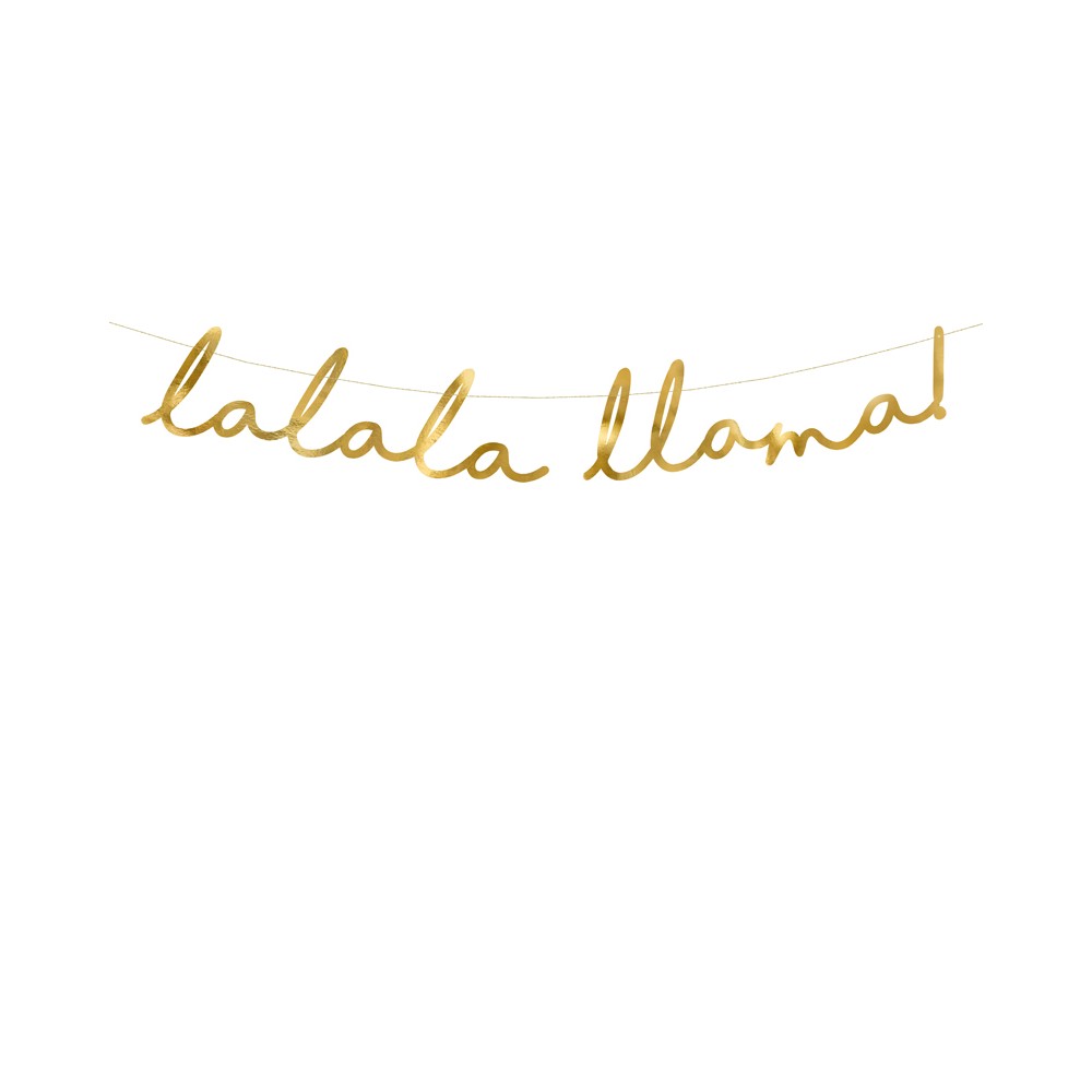 Guirlande Lama - Lalala Llama - or