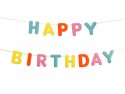 Guirlande en feutre - Happy Birthday