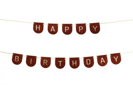 Guirlande en feutre - Happy...
