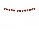 Guirlande en feutre - Happy Birthday - marron