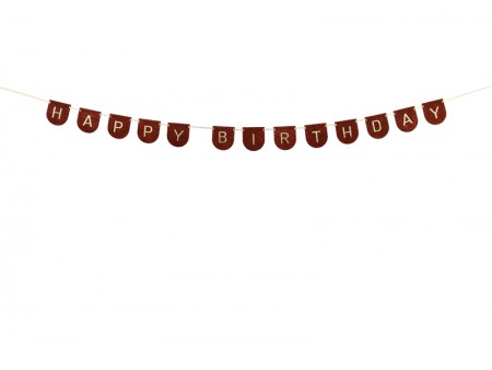Guirlande en feutre - Happy...